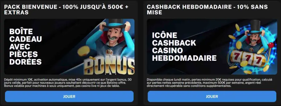 Betzino online